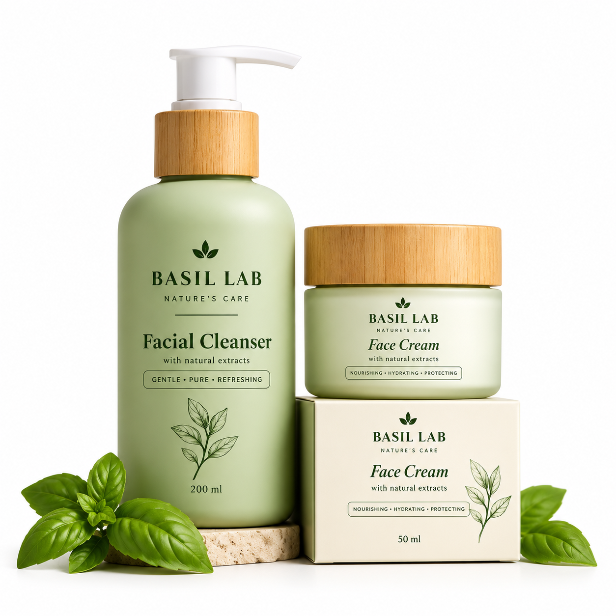 Basil Lab Complete Daily Routine
